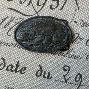 Vintage Oval Frog Belt Buckle